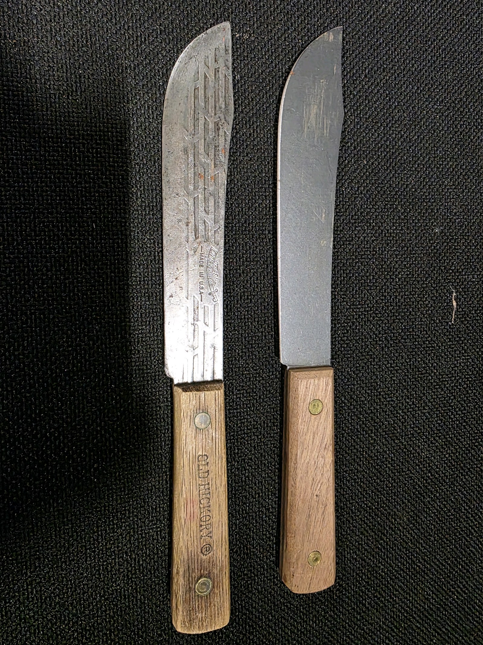 lot 143 image: 2 True Edge Ontario Knife Co. 7-Inch Butcher Knives - Made in USA
