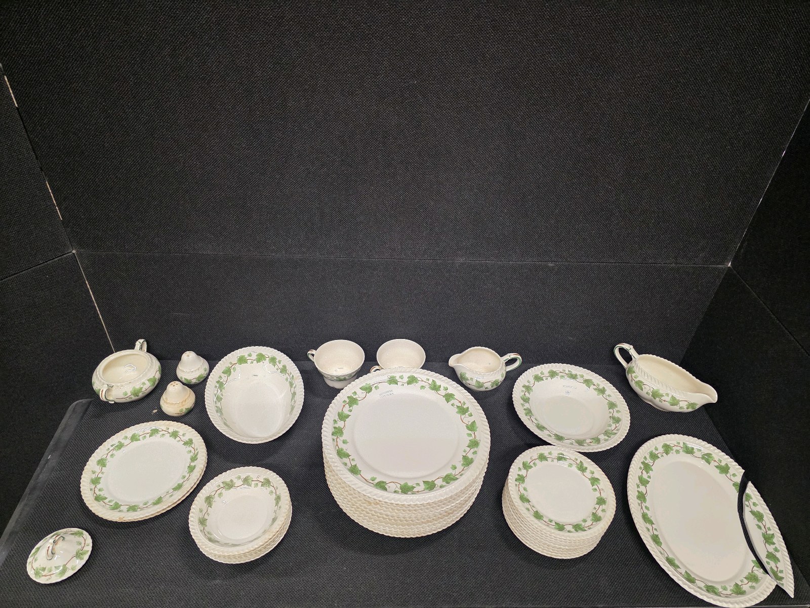 lot 184 image: Assorted China Set - Harker pottery in the Royal Gadroon pattern.