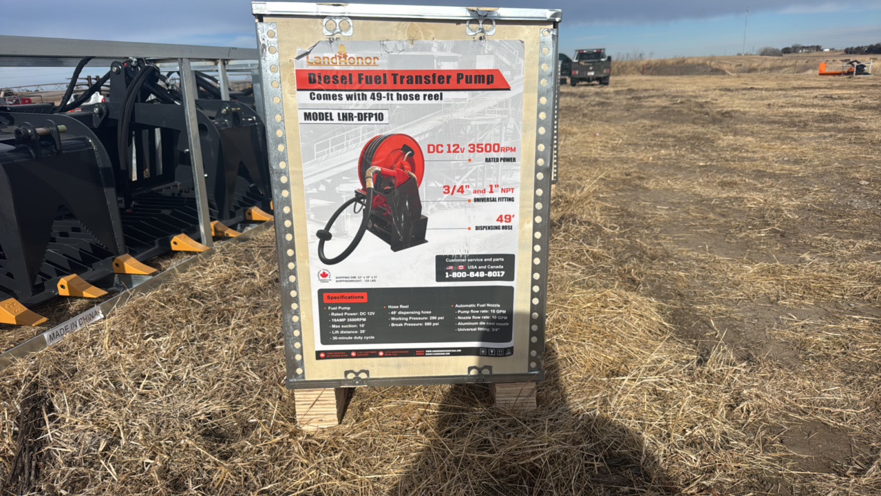 lot 59 image: Diesel Fuel Transfer PumpLandhonor2025UnusedLHR-DFP10
