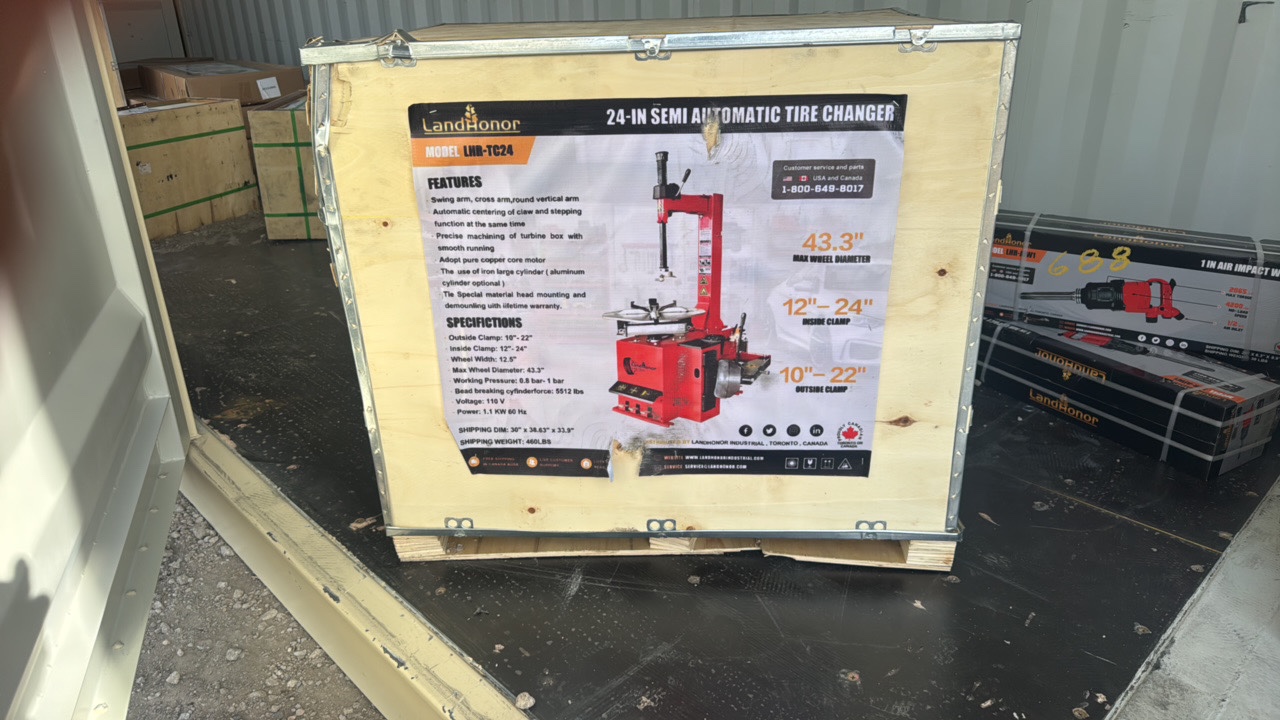 lot 88 image: 24-IN Semi Automatic Tire ChangerLandhonor2025UnusedLHR-TC24