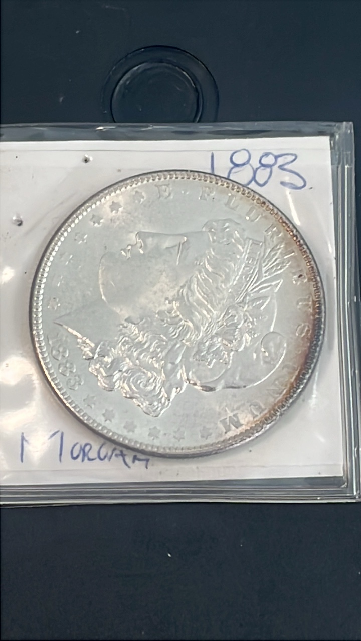 lot 11 image: 1883 MS Morgan Silver Dollar