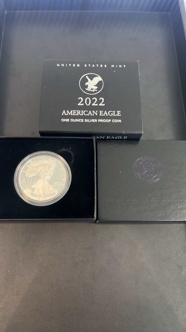 lot 6 image: 2022 Proof Silver Eagle