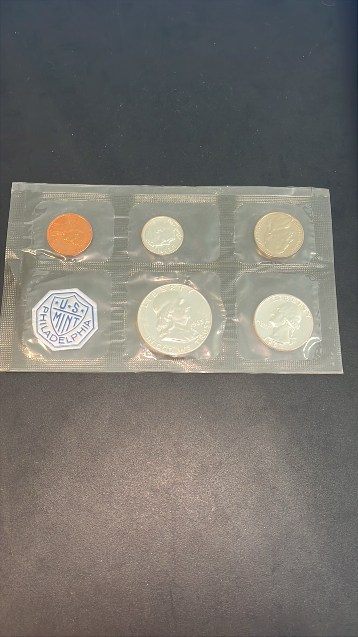 lot 8 image: 1963-P Proof Mint Set