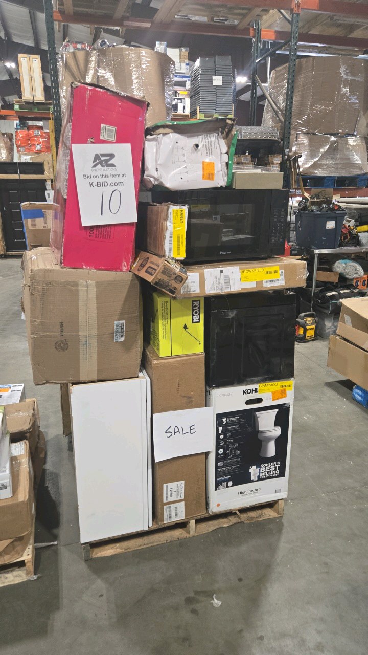 lot 10 image: WHOLESALE PALLET LOT OF GENERAL MERCHANDISE
