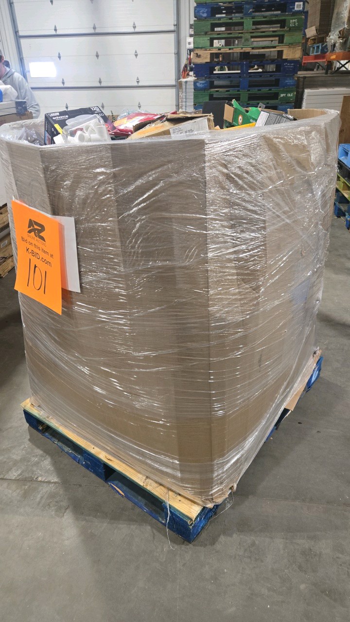 lot 100 image: WHOLESALE PALLET LOT OF GENERAL MERCHANDISE