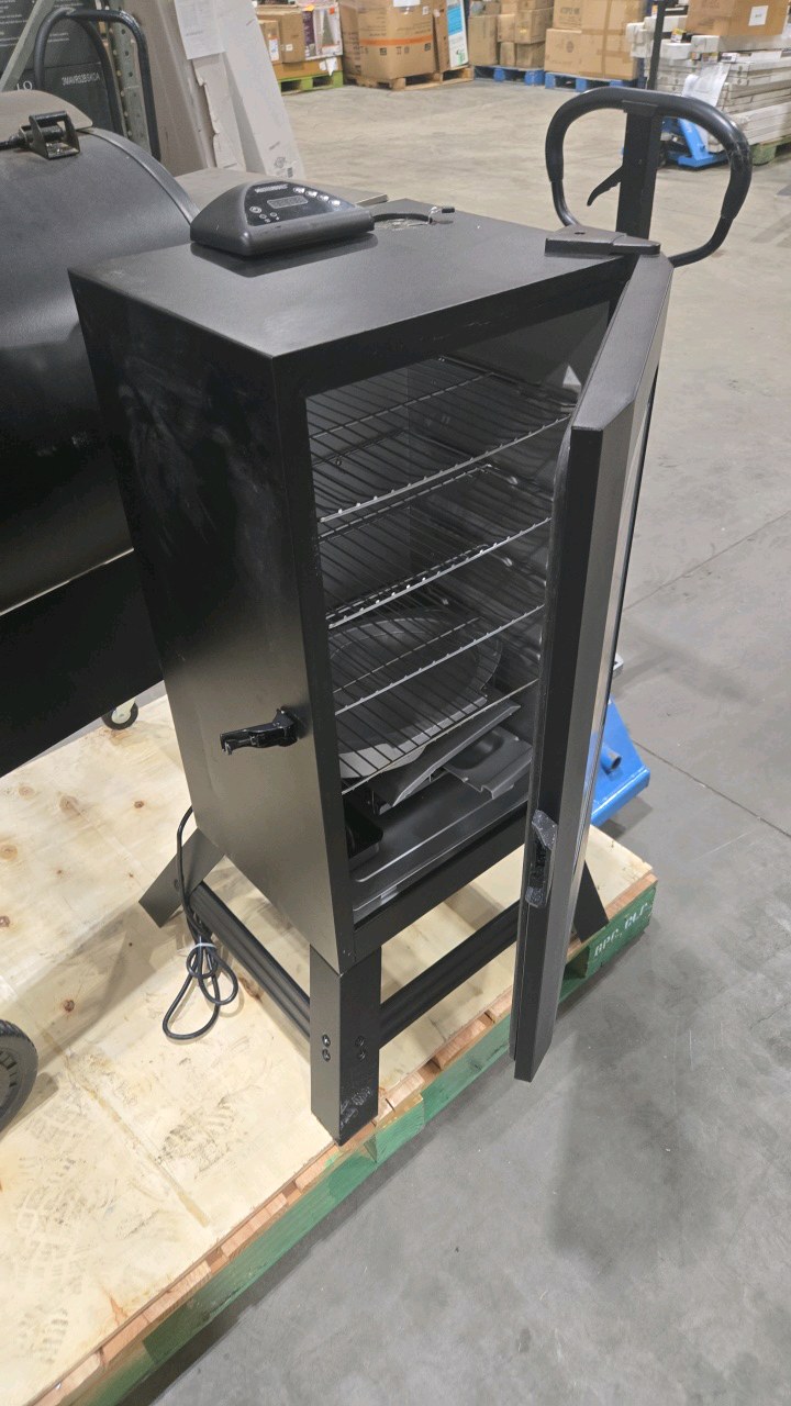 lot 127 image: 2 smoker grills for partsrepair