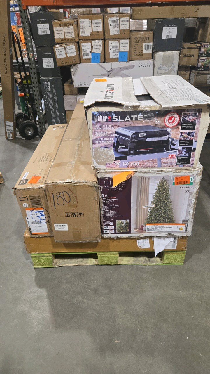 lot 151 image: WHOLESALE PALLET LOT OF GENERAL MERCHANDISE