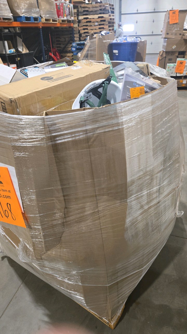 lot 168 image: WHOLESALE PALLET LOT OF GENERAL MERCHANDISE