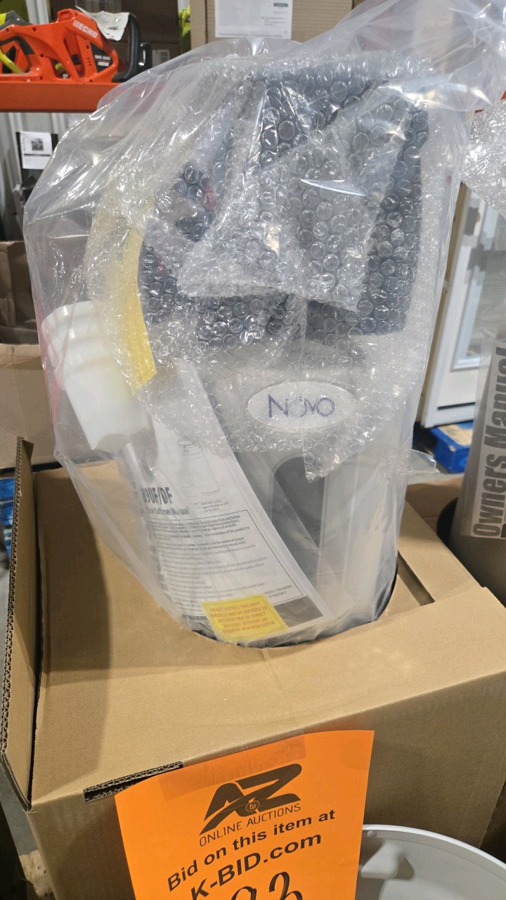 lot 183 image: novo water softener- new