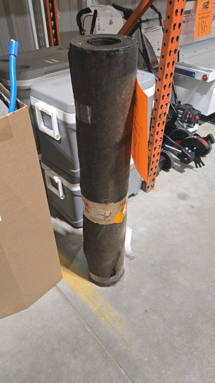 lot 187 image: roll tar paper