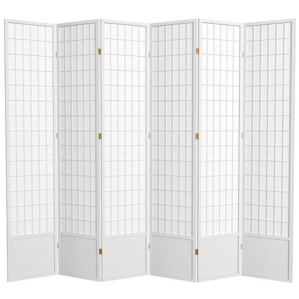 lot 194 image: 7 ft. White 6-Panel Room Divider