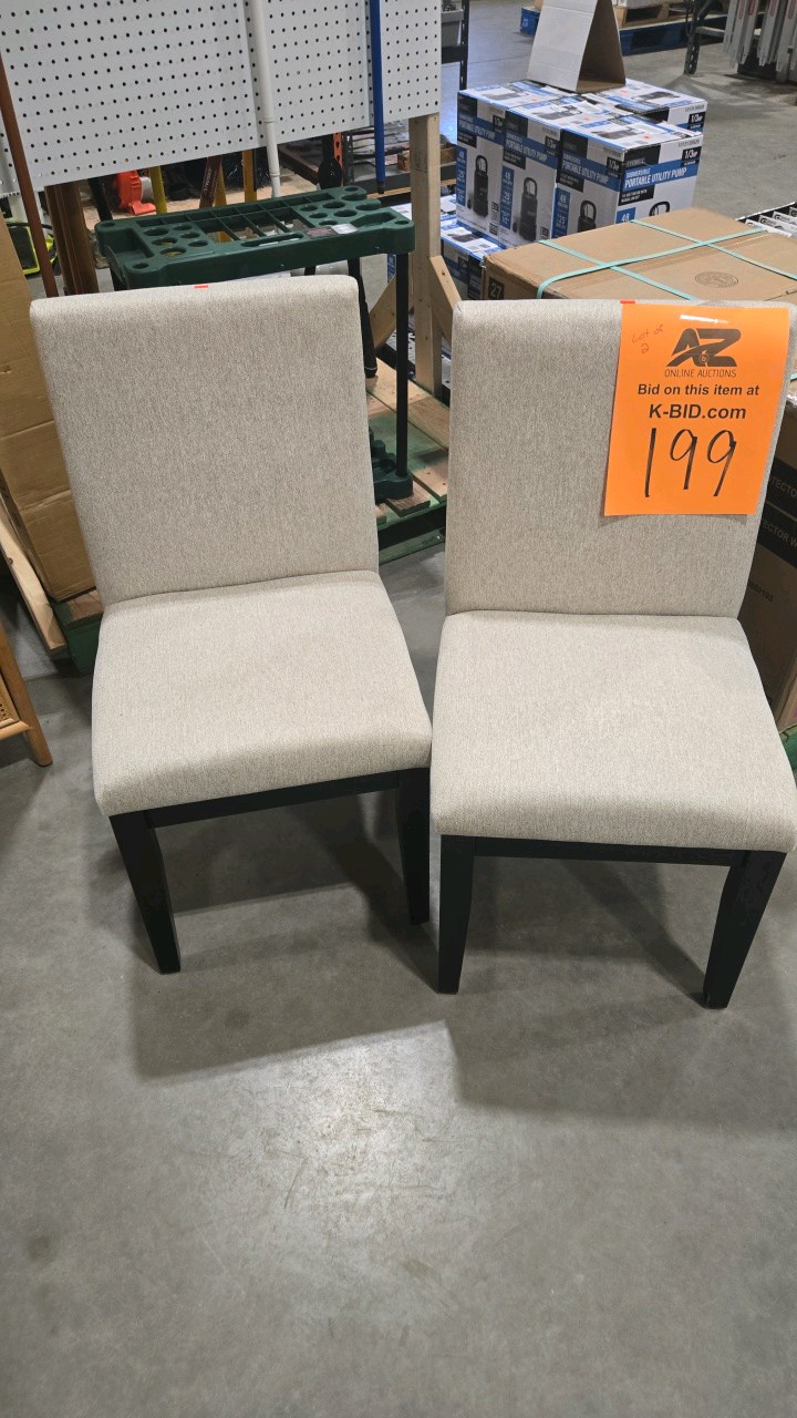 lot 199 image: 2  chairs