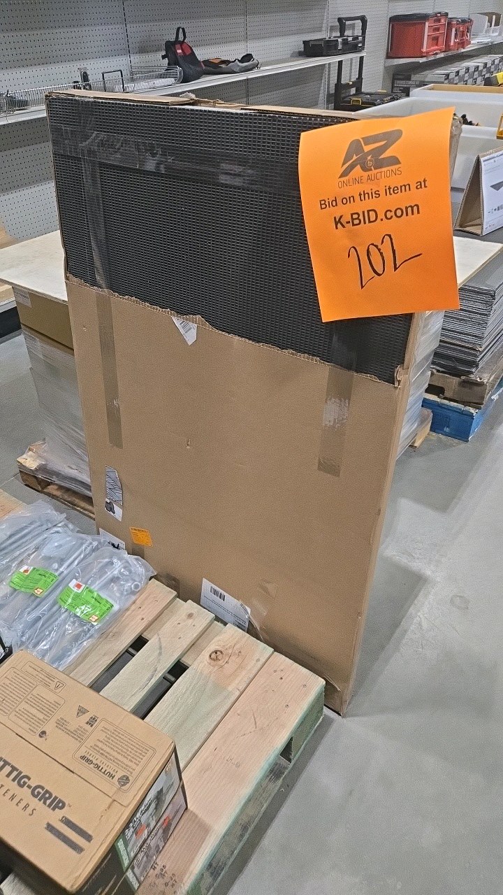 lot 202 image: Everbilt Watershield Shower System 32 in. x 4 ft. x 12 in. Wall Tile and Stone XPS Foam Waterproof Backer Board (5-Pack)