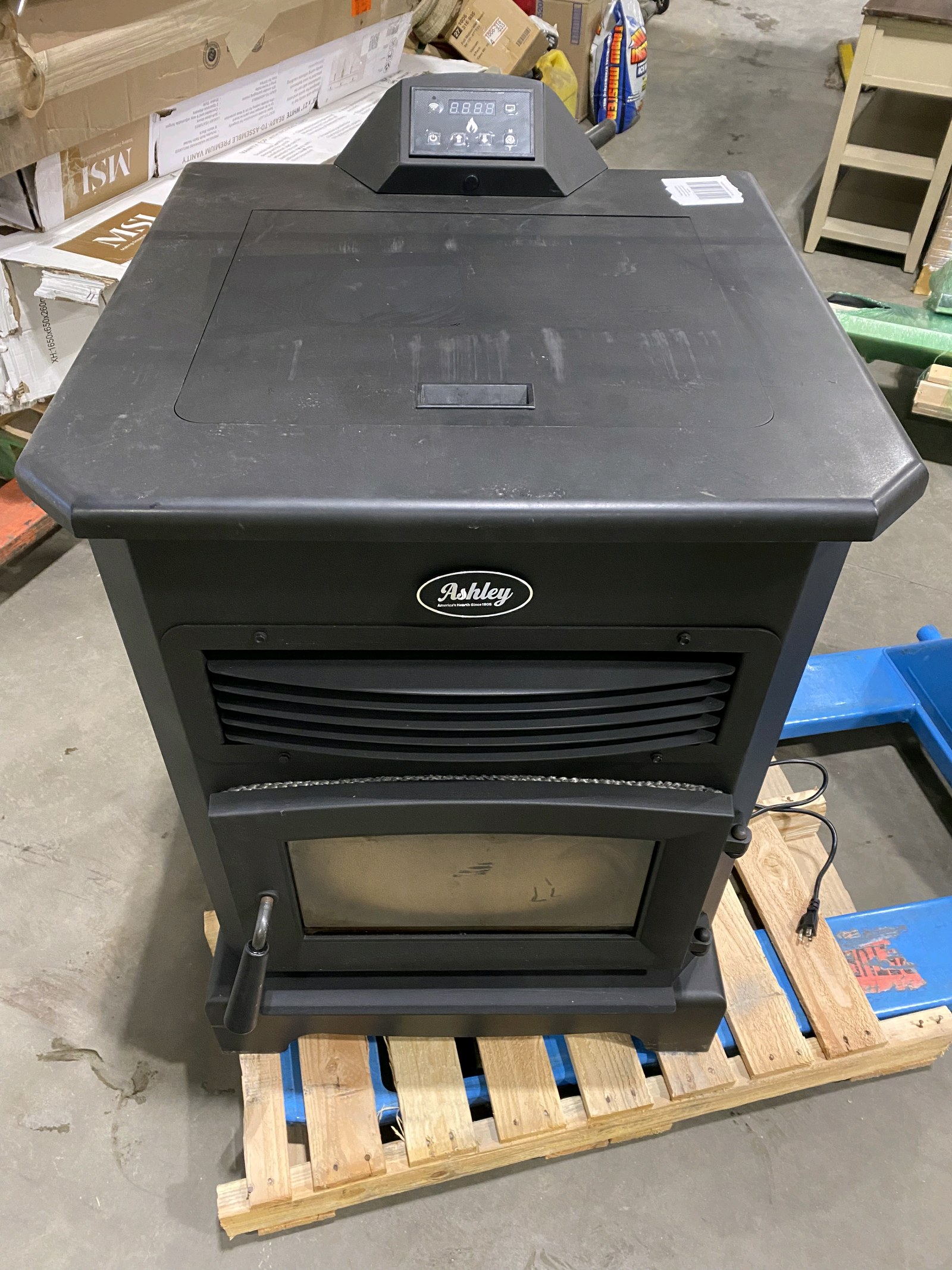 lot 213 image: Ashley Pellet Stove