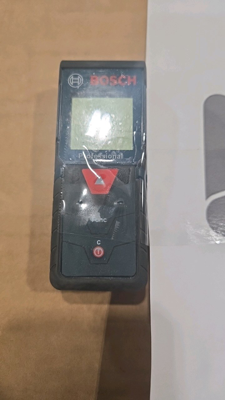 lot 23 image: Bosch BLAZE 165 ft. Laser Distance Tape Measuring Tool with Area and Volume