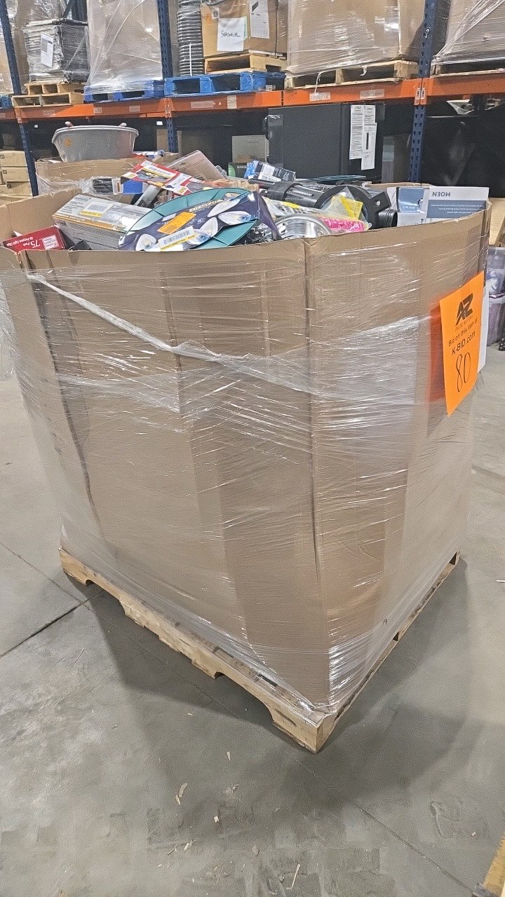 lot 80 image: WHOLESALE PALLET LOT OF GENERAL MERCHANDISE