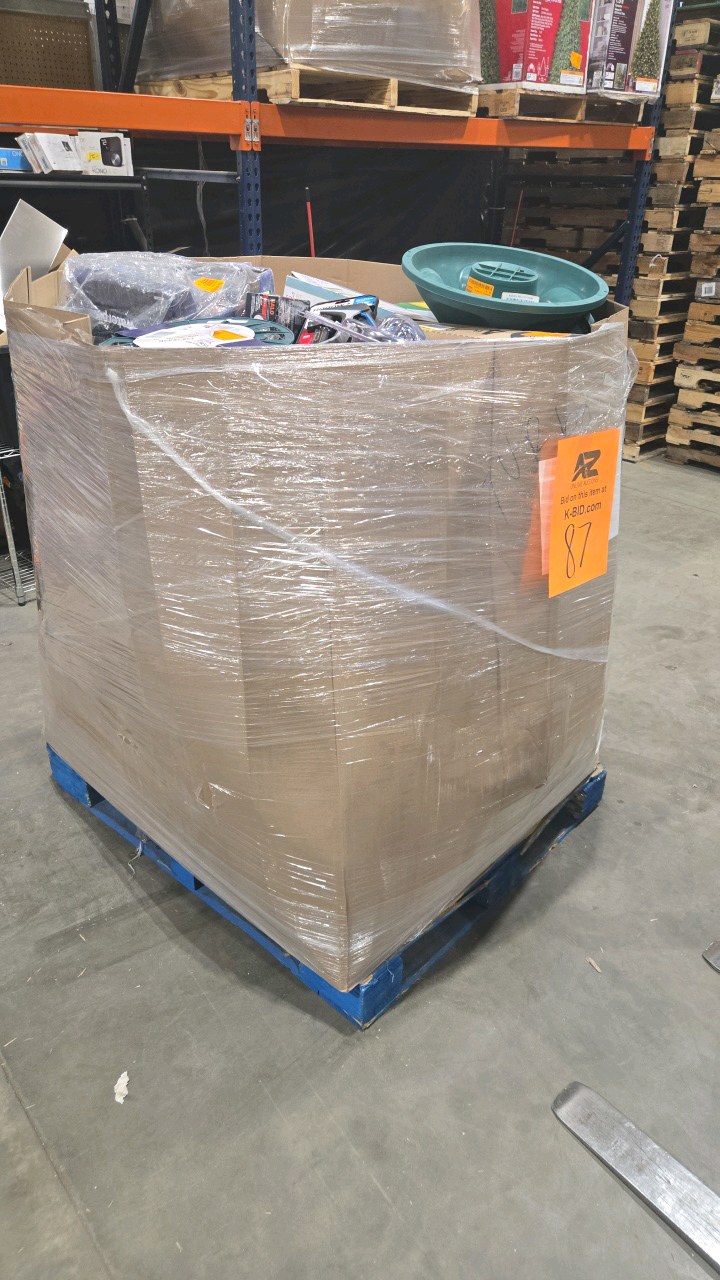 lot 87 image: WHOLESALE PALLET LOT OF GENERAL MERCHANDISE