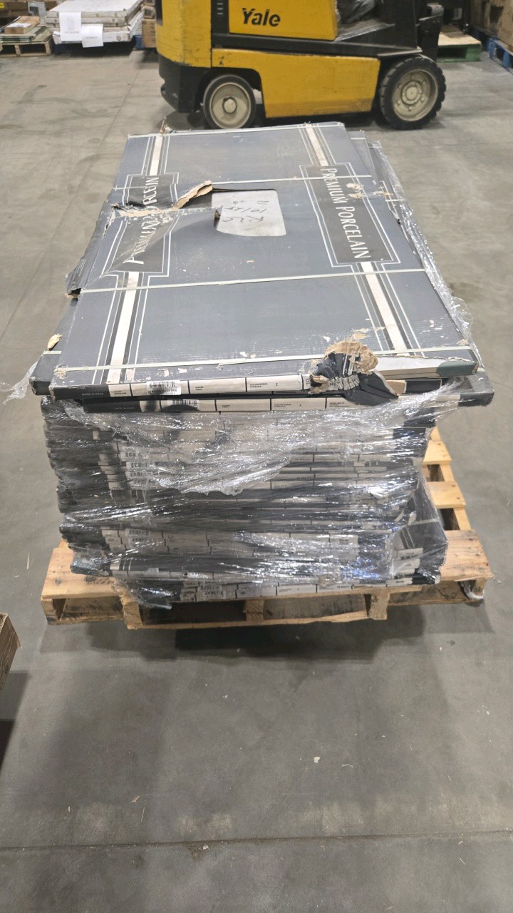 lot 93 image: MSI Madison Celeste 24 in. x 48 in. Polished Porcelain Stone Look Floor and Wall Tile (400 sq. ft.)