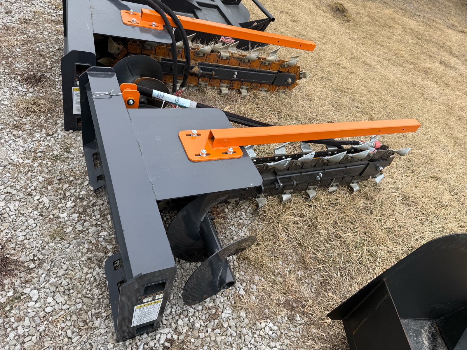 lot 2137 image: WOLVERINE Skid Steer Trencher