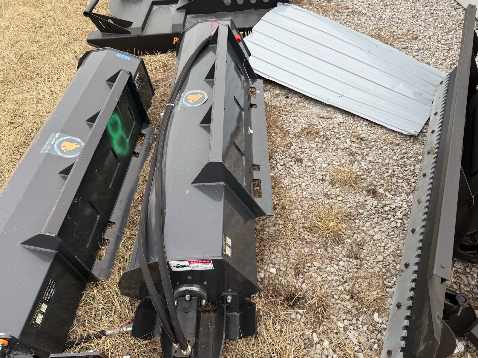 lot 2139 image: Wolverine Skid Steer Tiller