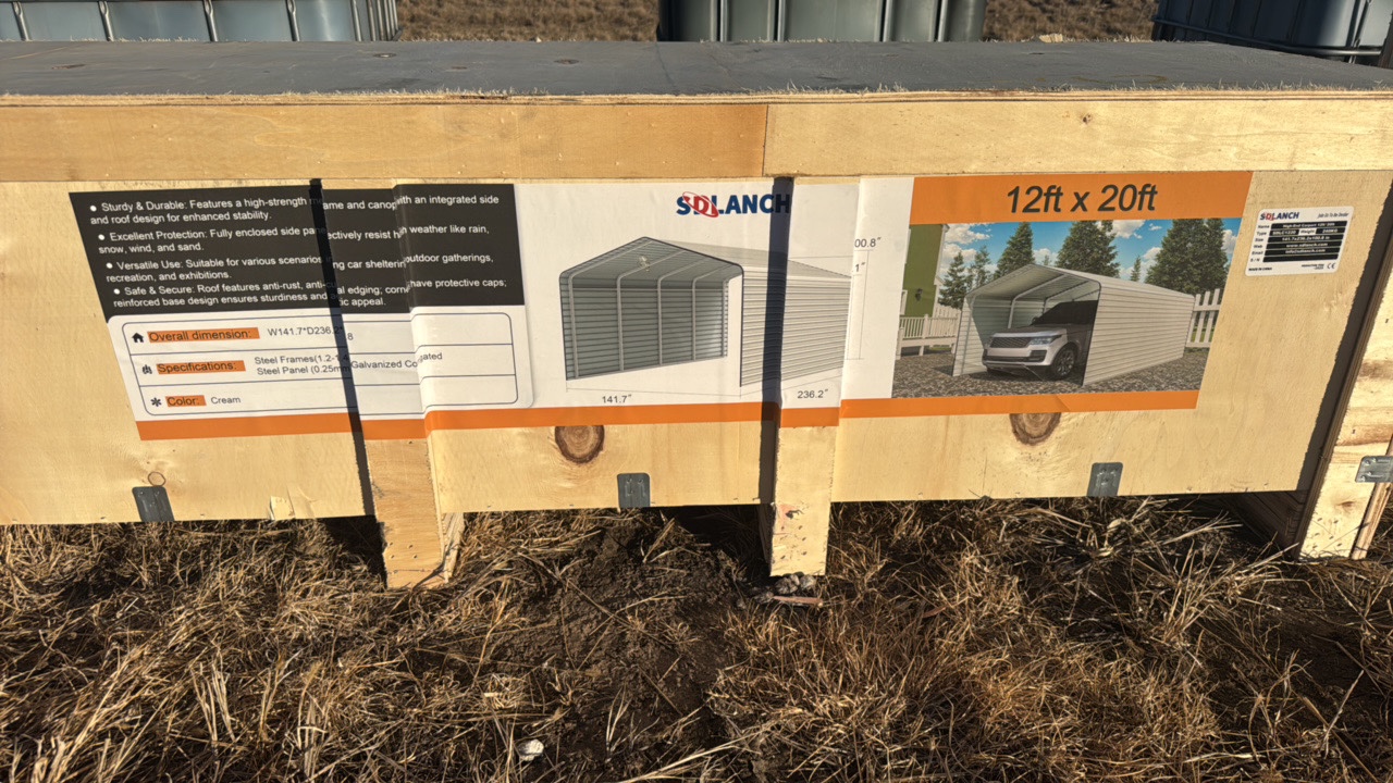 lot 34 image: High-End CarportSDLANCH2025UnusedSDLC1220