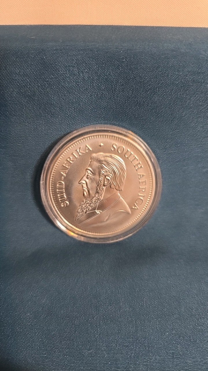 lot 19 image: 2023 1OZ SILVER SOUTH AFRICAN KRUGERRAND BULLION COIN