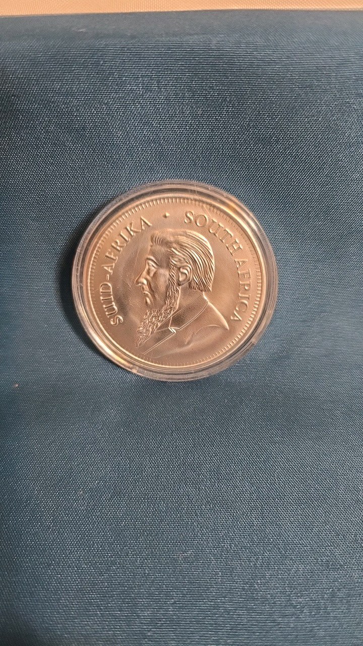 lot 21 image: 2023 1OZ SILVER SOUTH AFRICAN KRUGERAAND BULLION COIN