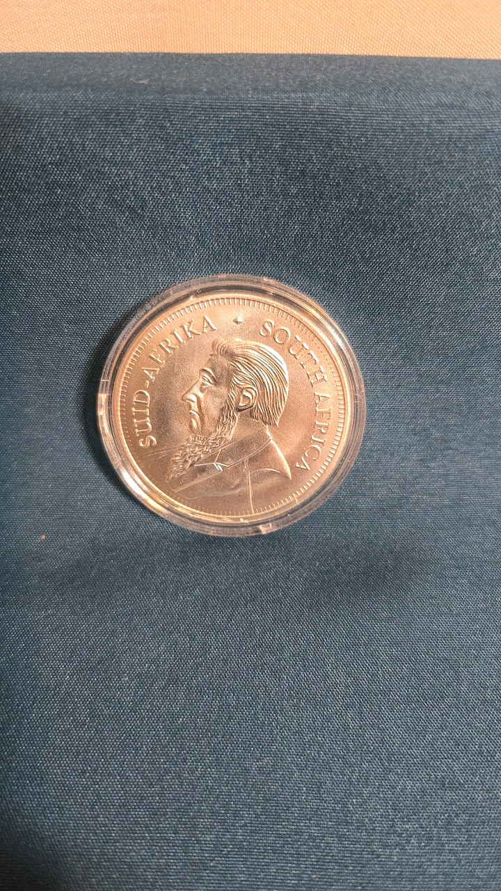 lot 22 image: 2023 1OZ SILVER SOUTH AFRICAN KRUGERRAND BULLION COIN