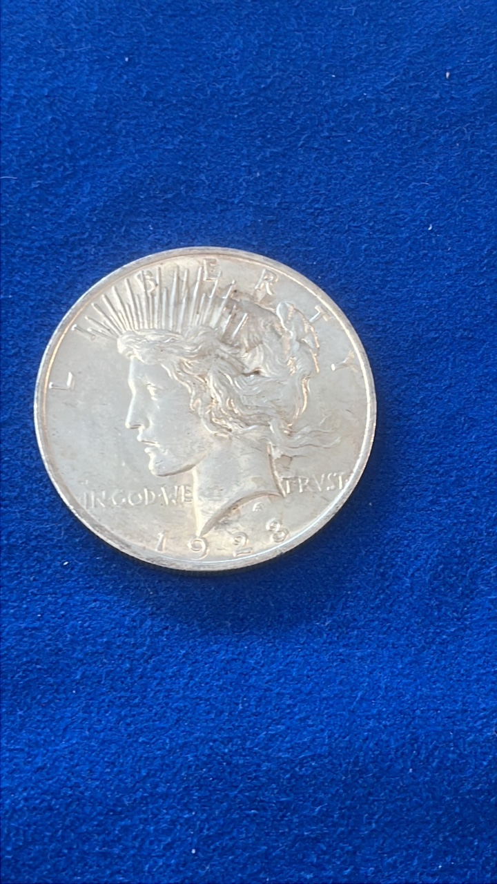 1923 Peace Dollar AU