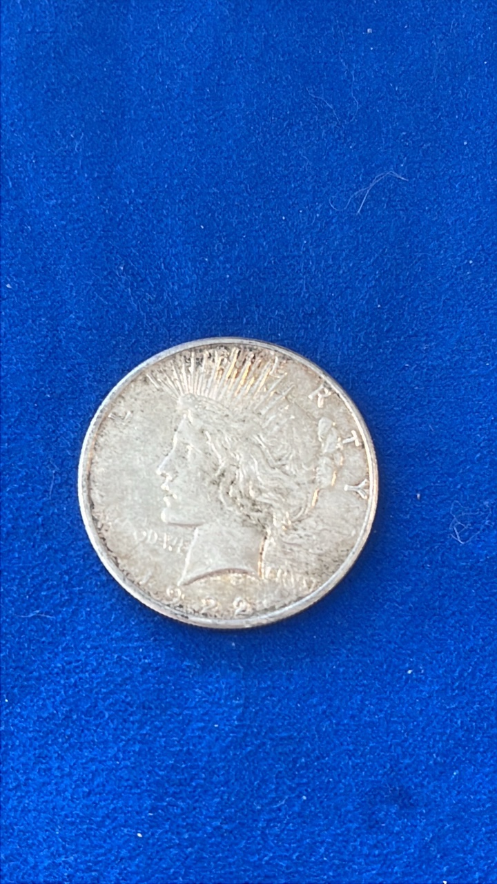 lot 9-1 image: 1922 Peace Dollar