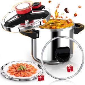 3-in-1 Stainless Steel Pressure Cooker 5.2 QT RETAIL: $75.00