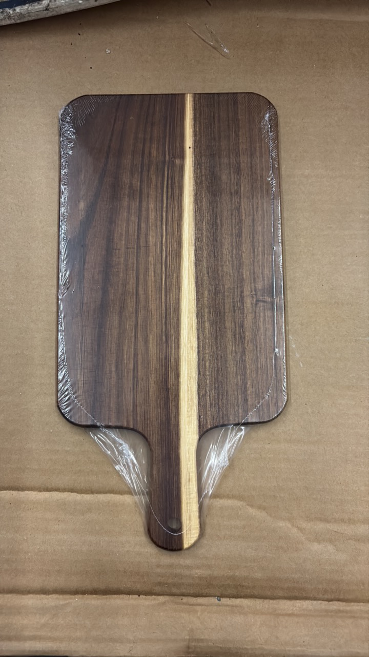 lot 205 image: Brand New Charcuterie Board, Wood, Stained and Multi-Color, Great for Entertaining or for Using as Cutting Board and Serving Board