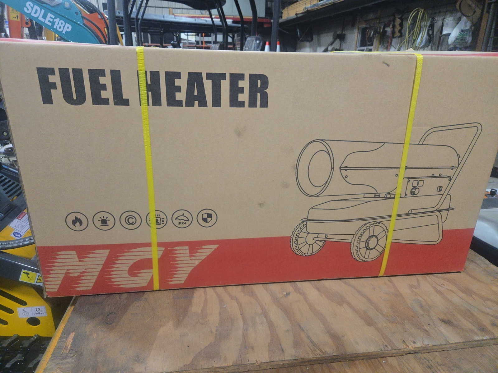 lot 112 image: Industrial 50kW Fuel Heater MGY-50