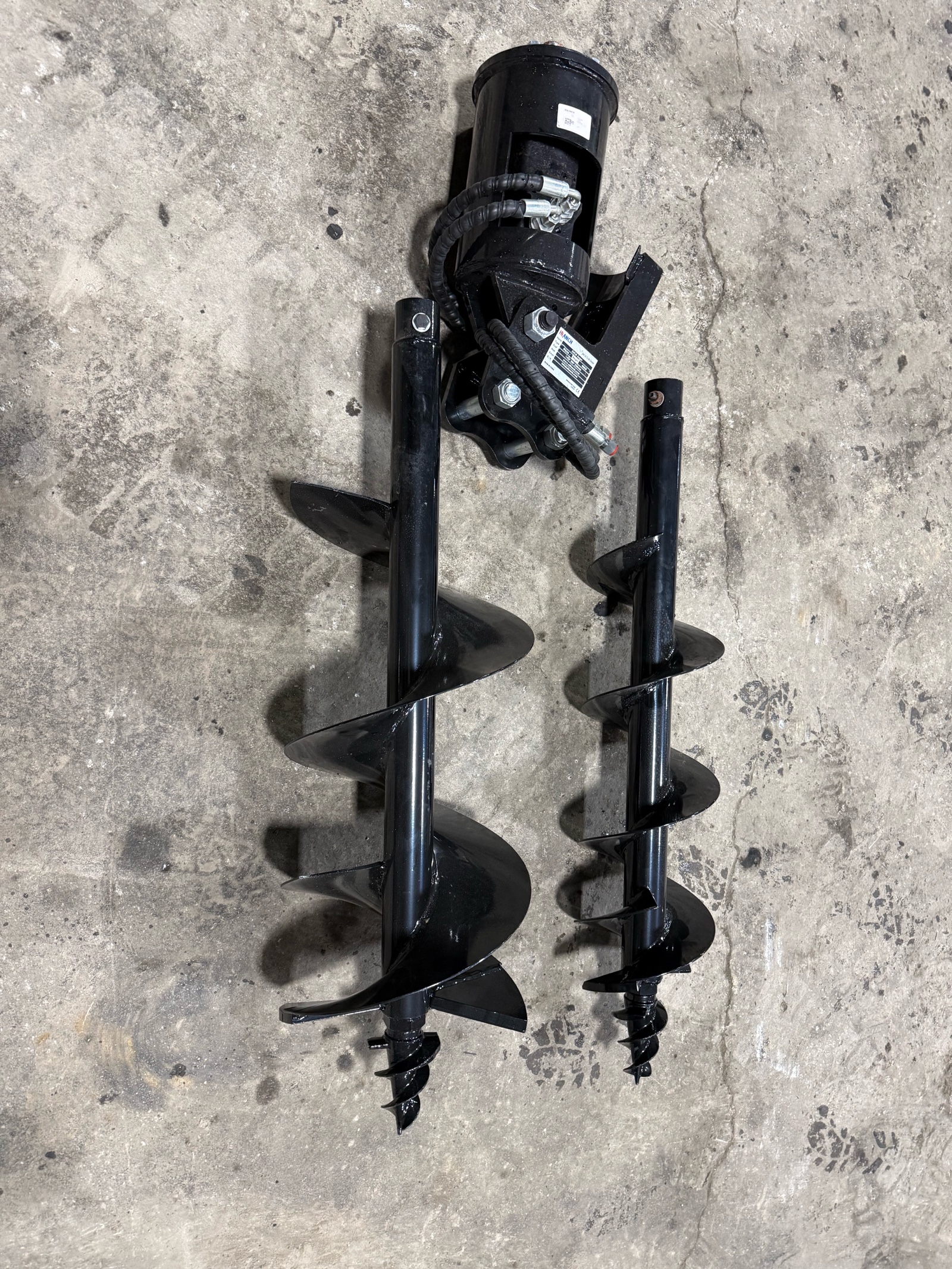 lot 120 image: Mini Excavator Earth Auger Attachment Set