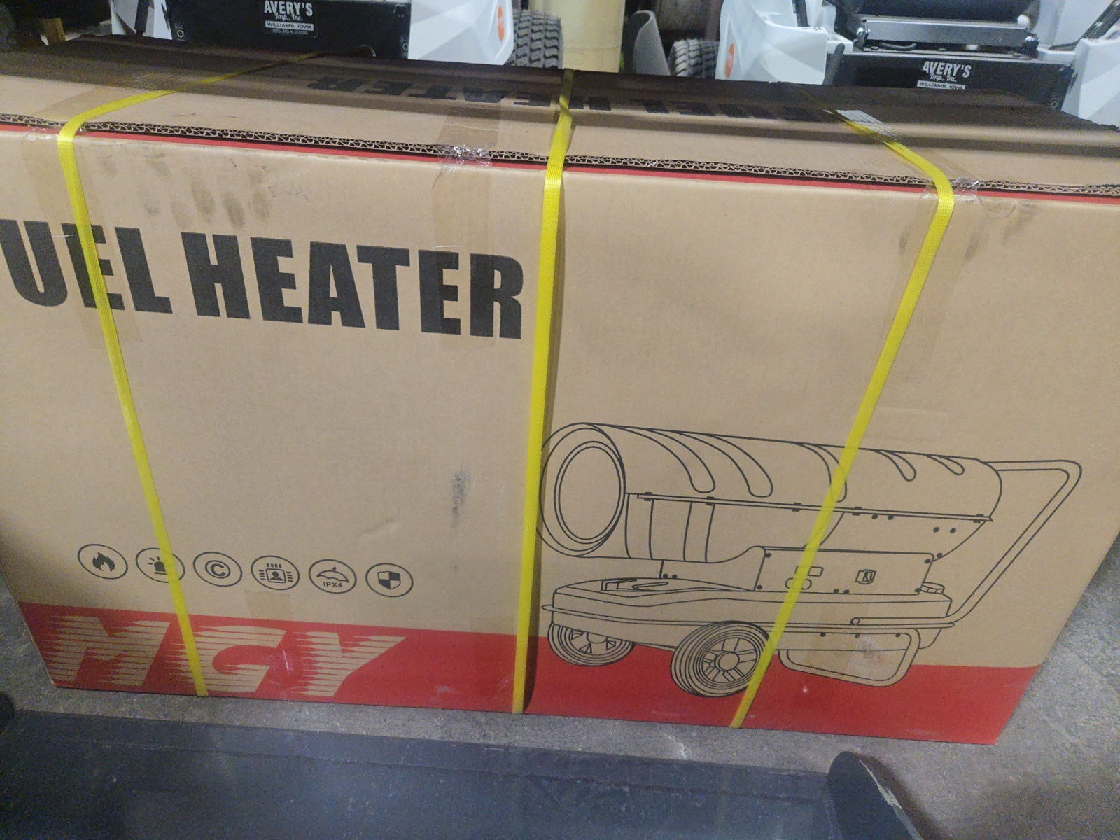 lot 239 image: Industrial 100kW Fuel Heater MGY-70