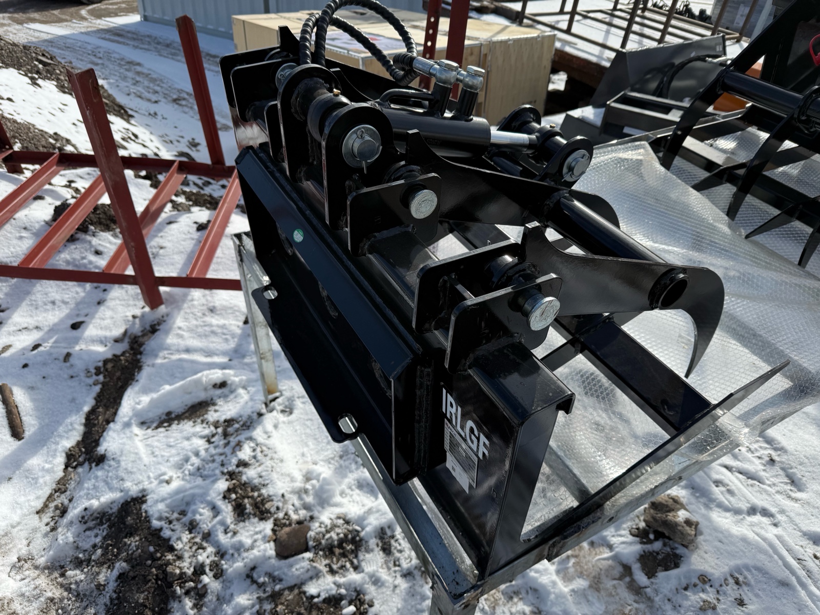 Mini Skid Steer Wood Grabbing Bucket