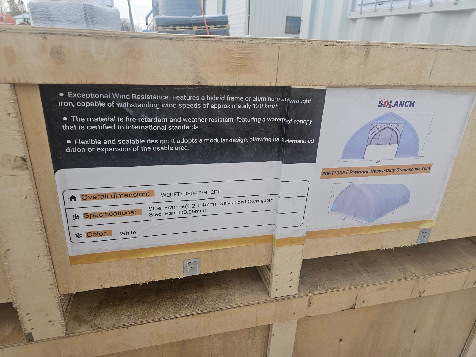 SDLANCH NEW 20FTX30FT Greenhouse