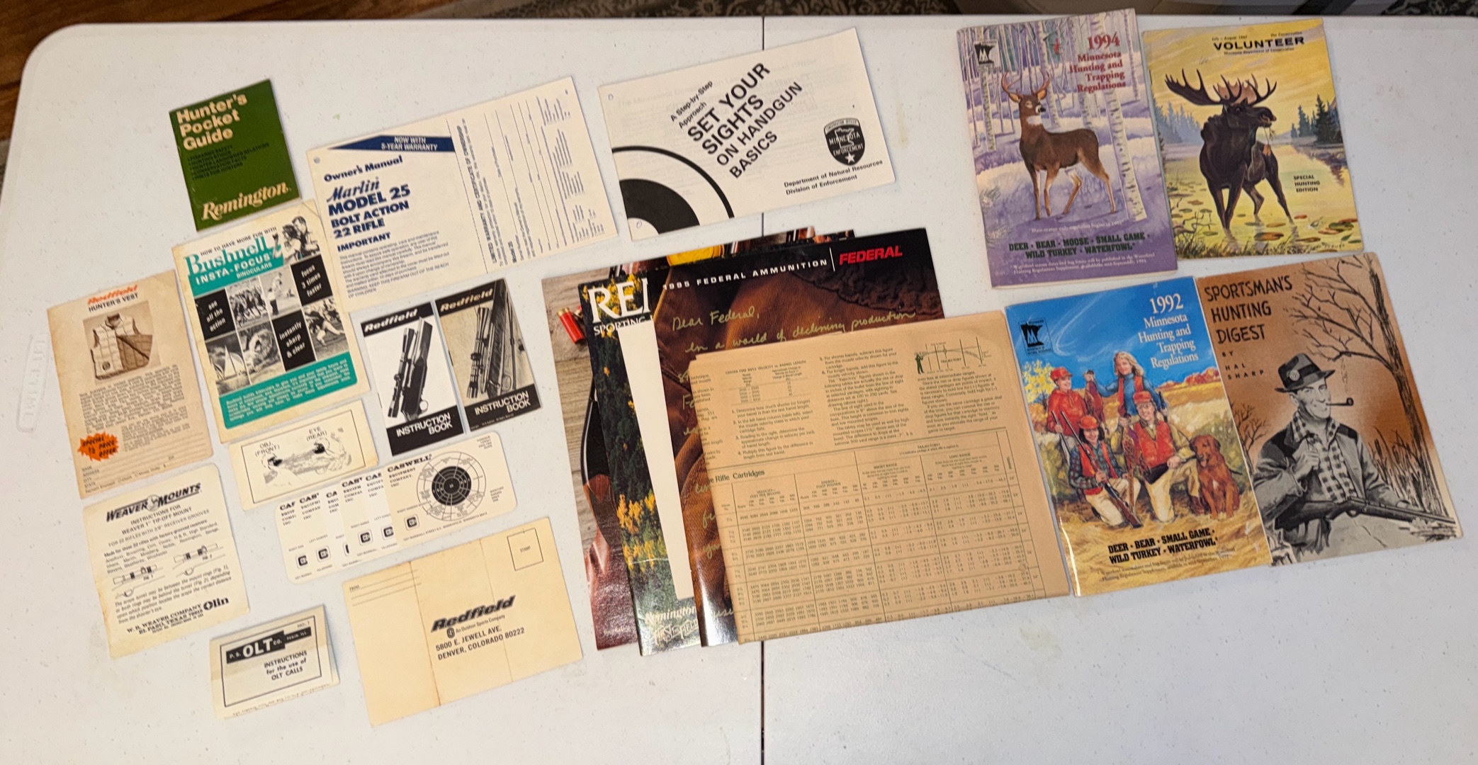 lot 104 image: VINTAGE Firearm & Hunting advertisements & targets