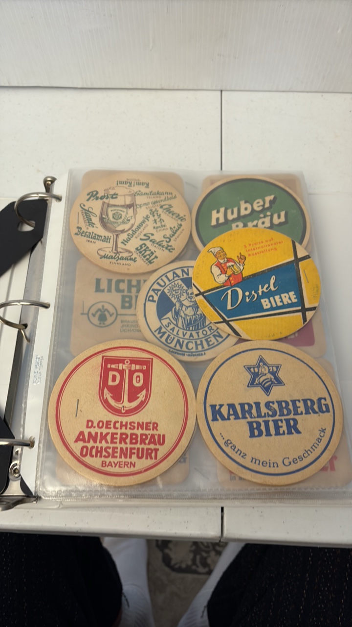 lot 130 image: VINTAGE coasters