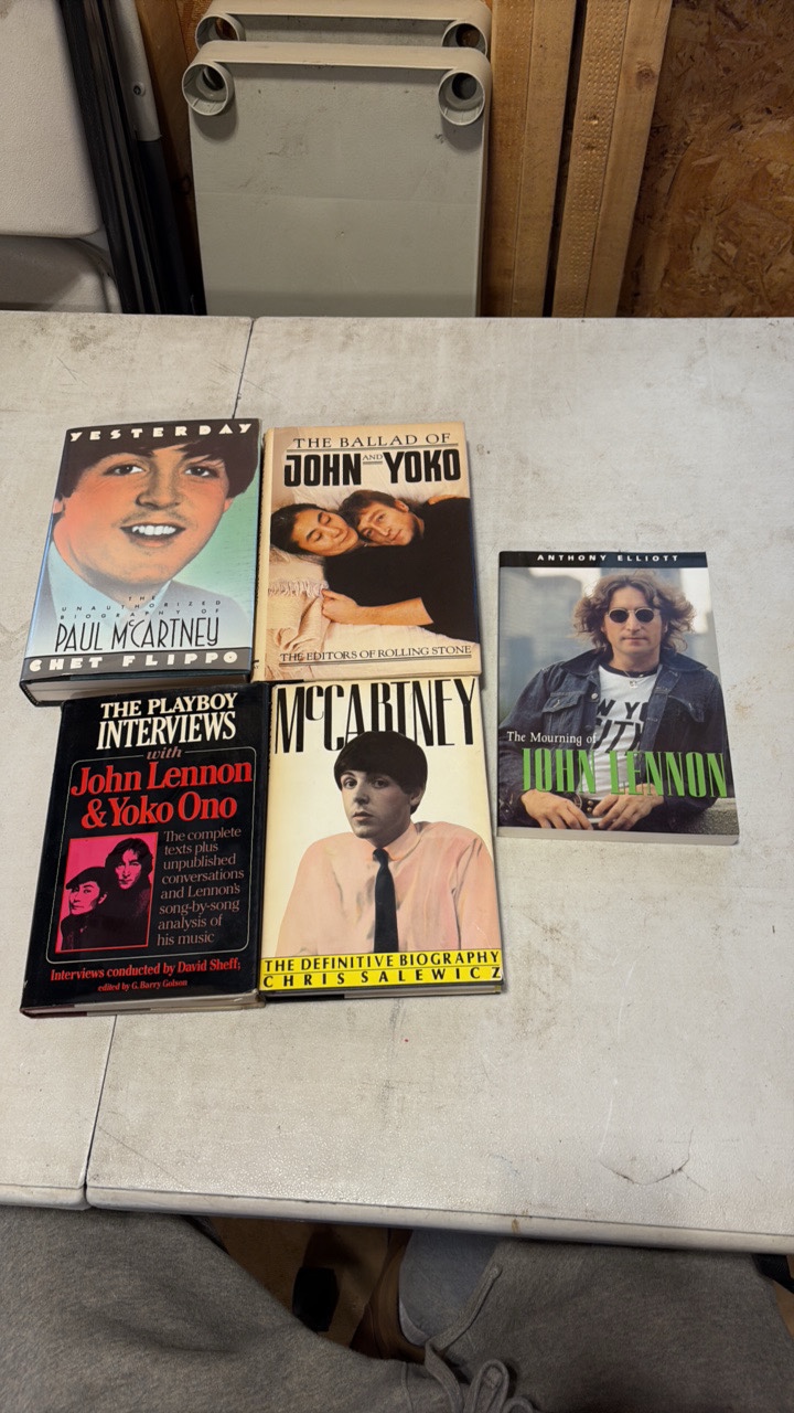 lot 149 image: (5) JOHN Lennon and Paul McCartney books