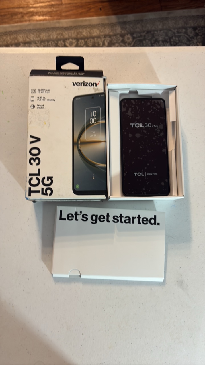 lot 23 image: NEW Verizon TCL 30V 5G phone
