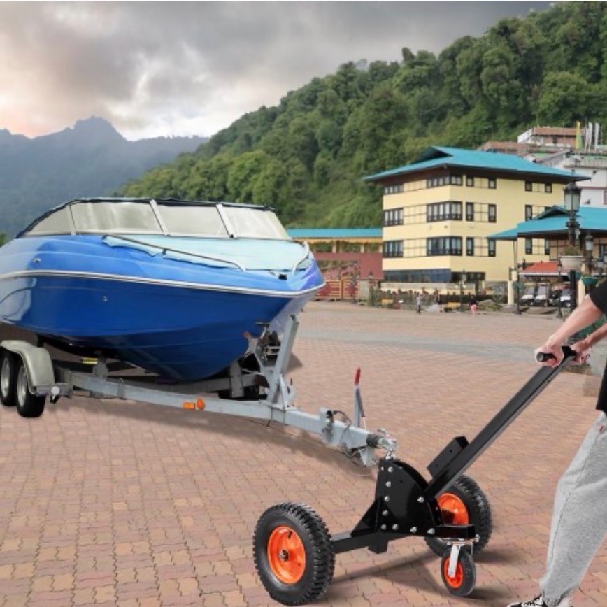 Heavy-Duty Trailer Dolly, 1500lbs Tongue Weight Capacity, 2 in 1 Trailer Mover with 2 in Ball