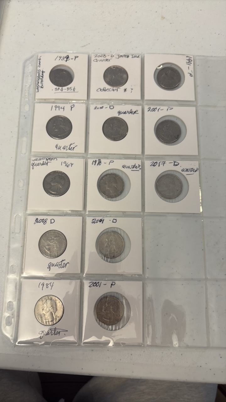 lot 62 image: COLLECTIBLE quarters, 1984-2017