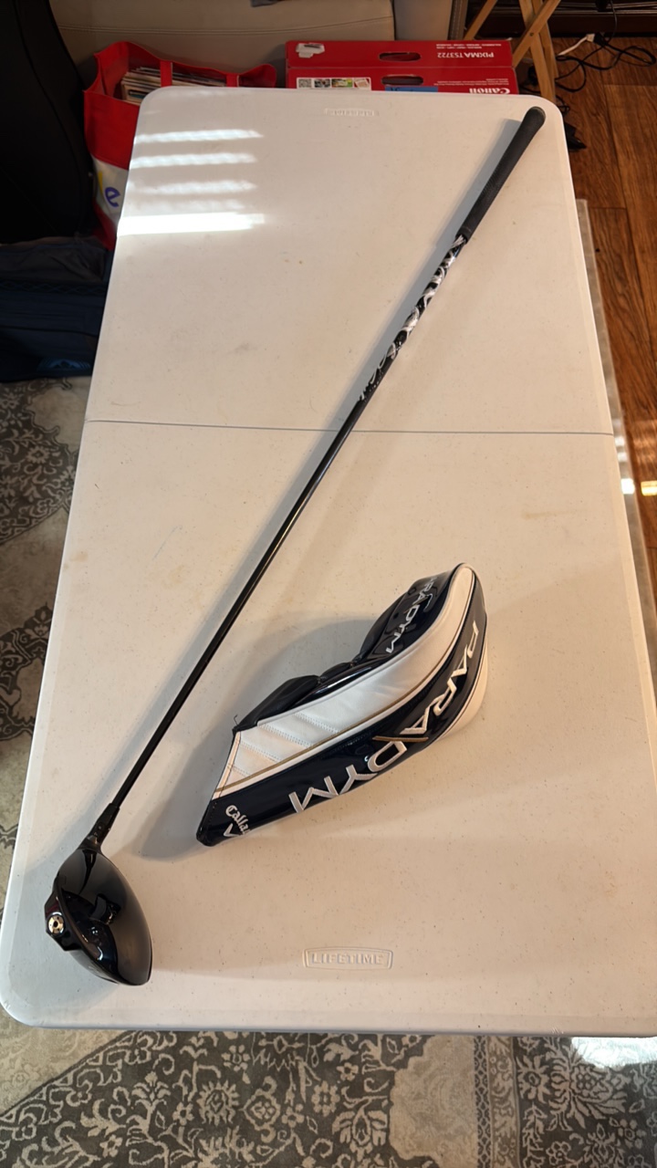 lot 8 image: CALLAWAY Paradym Golf Club with head cover