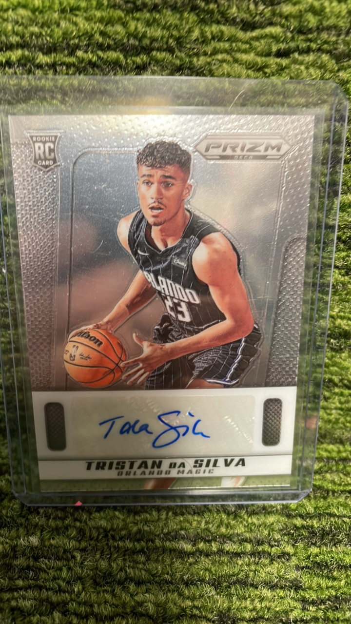 lot 124D image: 2025 Panini Prizm Tristan Da Silva autographed rookie card RC