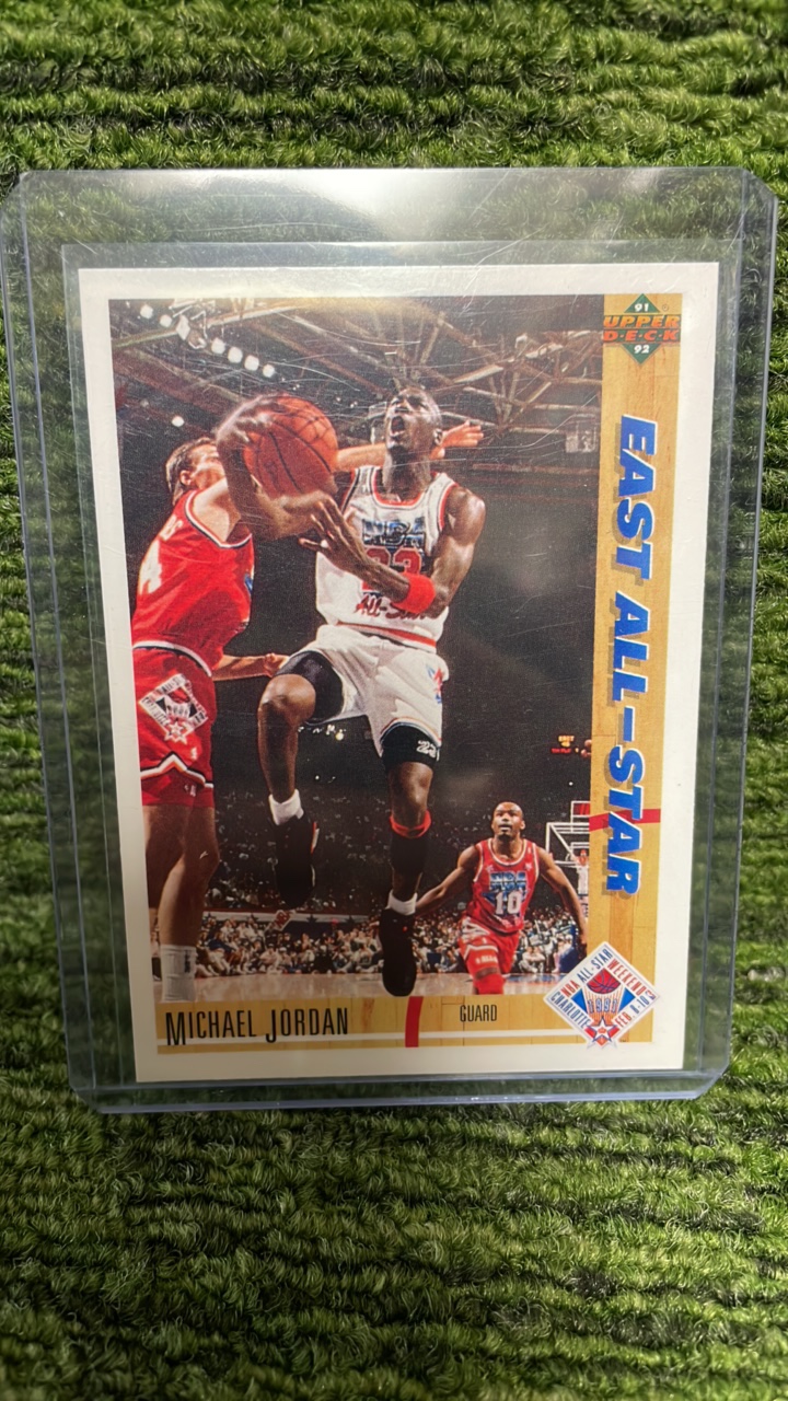 lot 125 image: 1992 Upper Deck, Michael Jordan East All-Star