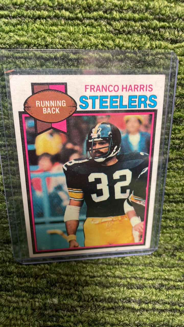 lot 127 image: 1979 Topps Franco Harris -Pittsburgh Steelers running back