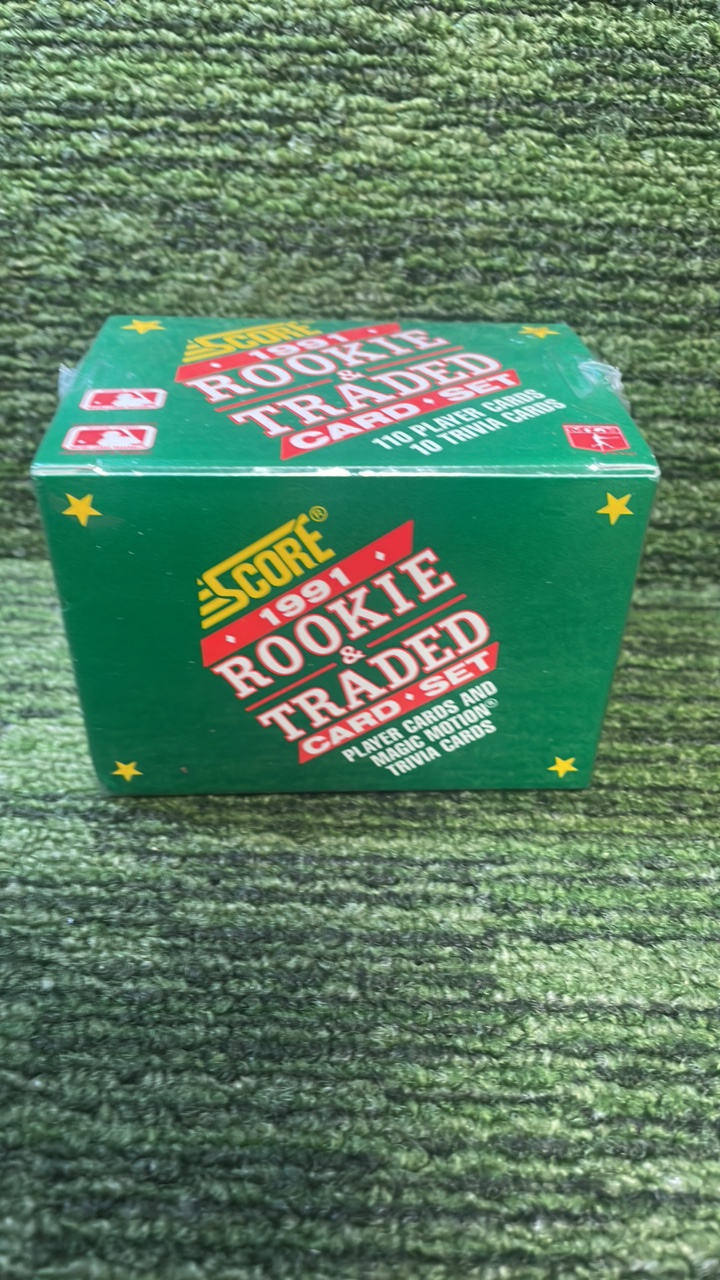 lot 16 image: 1991 Score Rookie and Traded card set (#1-110)