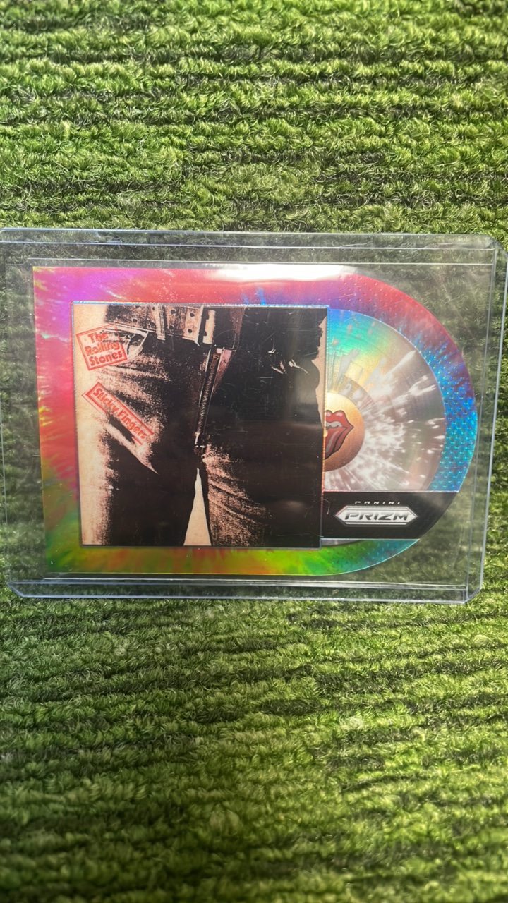lot 177C image: 2025 Panini The Rolling Stones die cut Sticky Fingers number49
