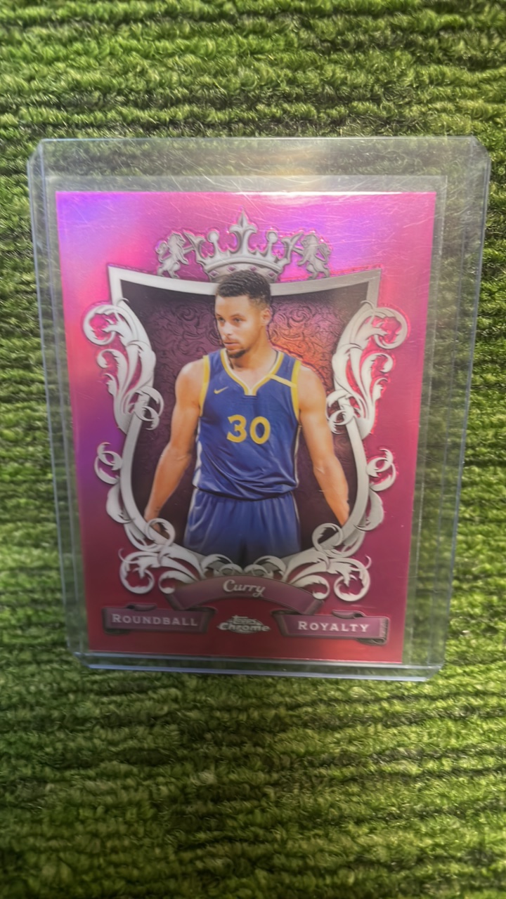 lot 177F image: 2024 Topps Chrome Steph Curry Ramba royalty insert Golden State Warriors
